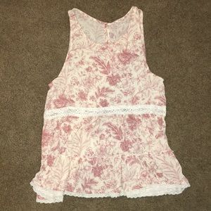 American Eagle Floral Tank